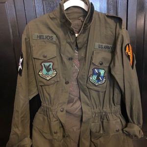 Custom, hand-stitched Rolling Stones army jacket